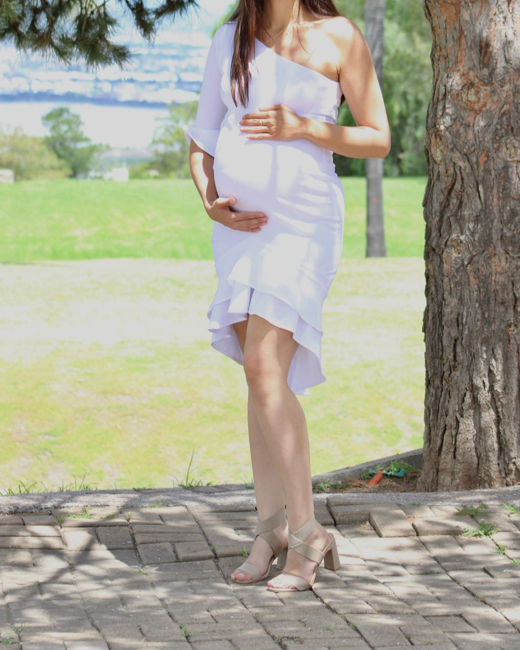 Vestido de maternidad, Antonella blanco olanes M