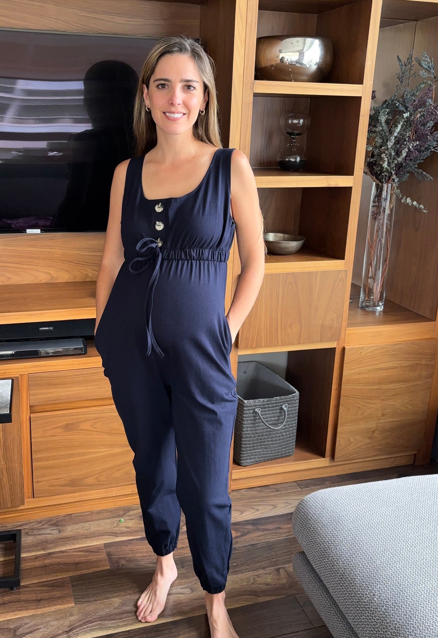 Jumpsuit de maternidad, algodón