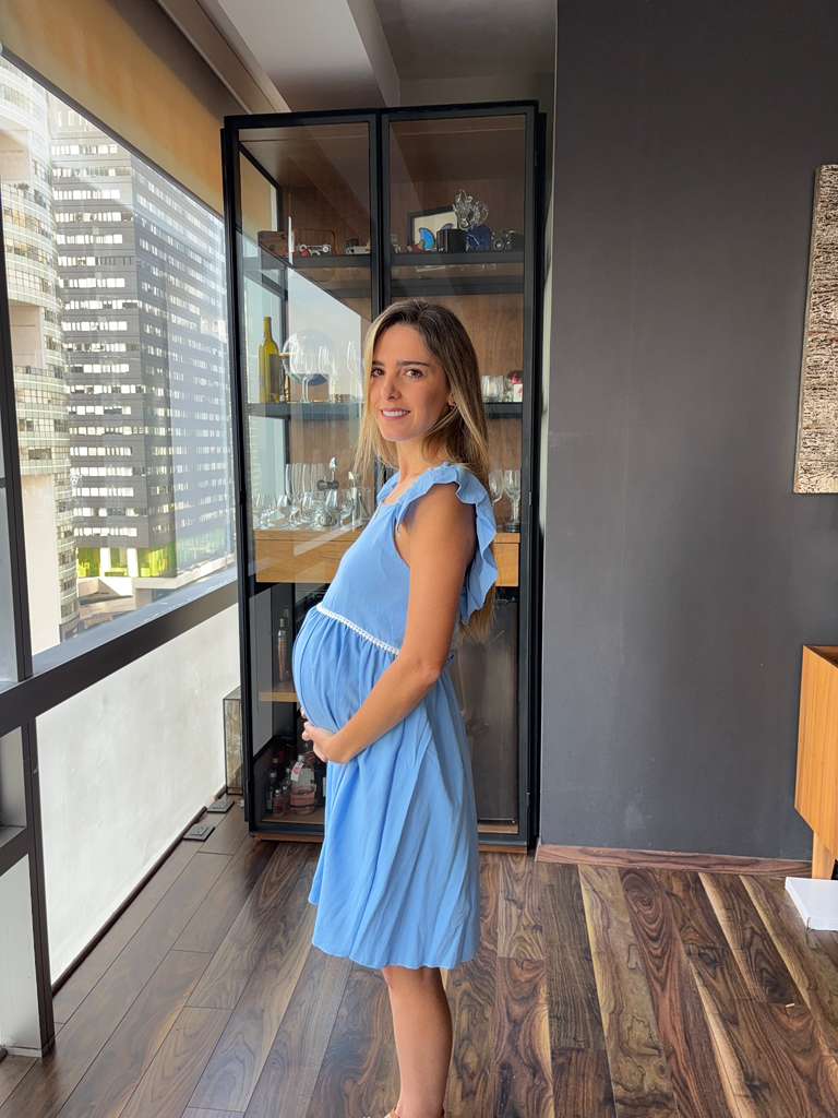 Vestido de maternidad tirantes olanes (varios colores)