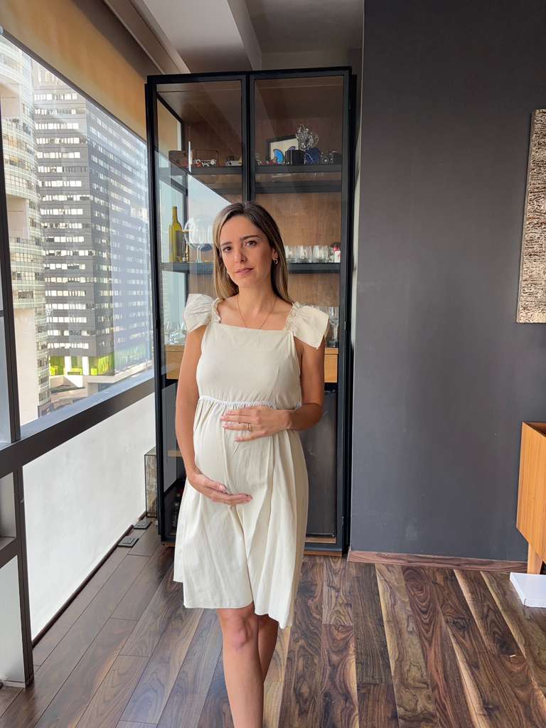 Vestido de maternidad tirantes olanes (varios colores)