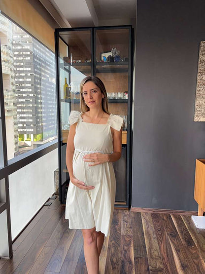Vestido de maternidad tirantes olanes (varios colores)
