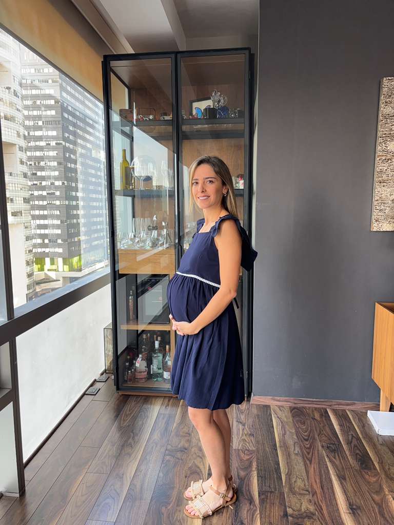 Vestido de maternidad tirantes olanes (varios colores)