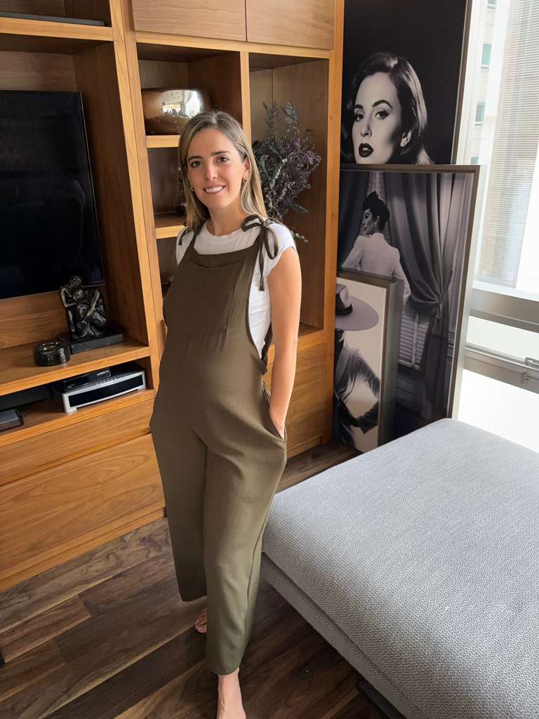 Jumpsuit de maternidad con lazo (varios colores)