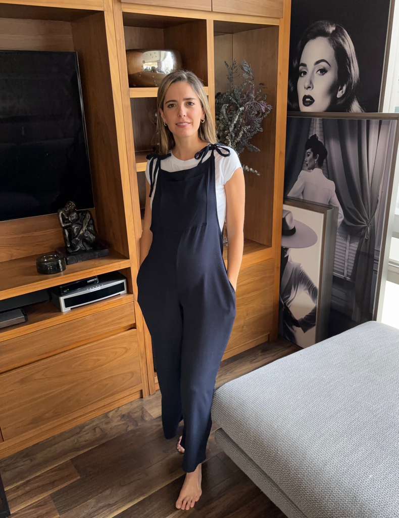 Jumpsuit de maternidad con lazo (varios colores)