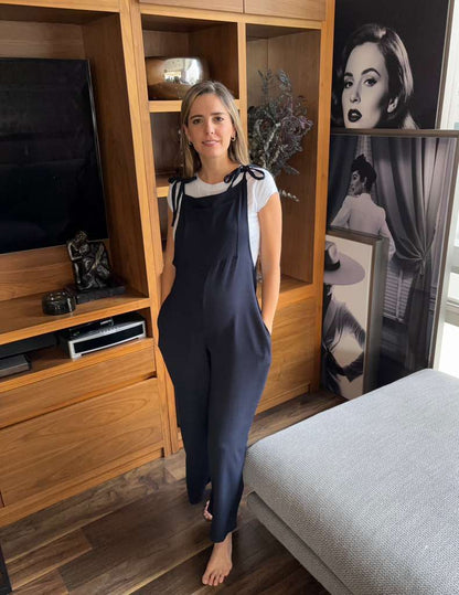 Jumpsuit de maternidad con lazo (varios colores)