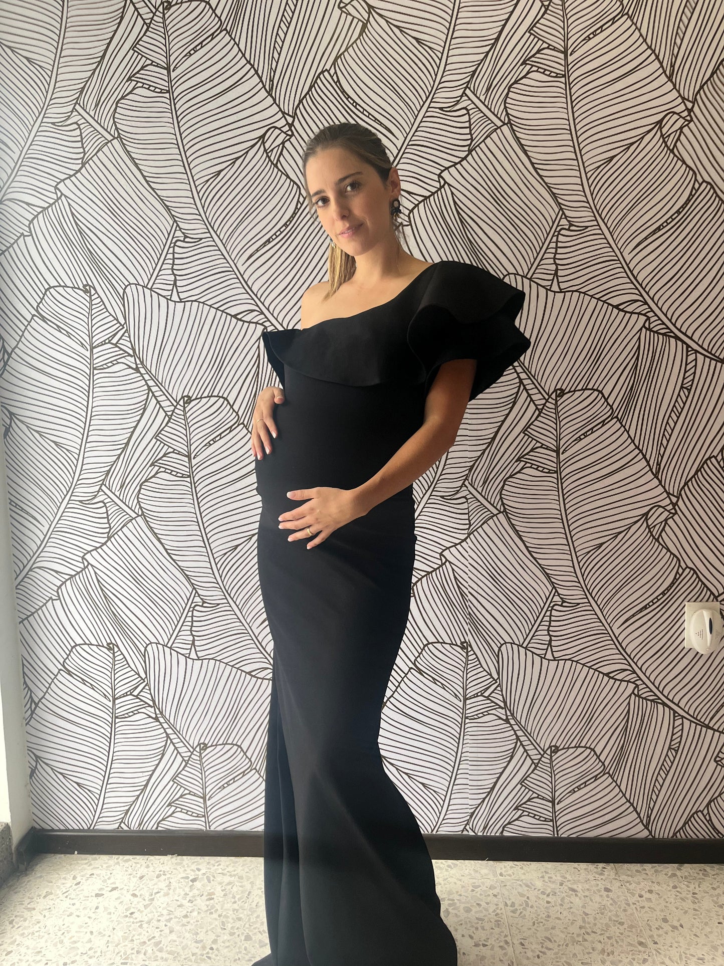 Vestido de maternidad, Astrid negro